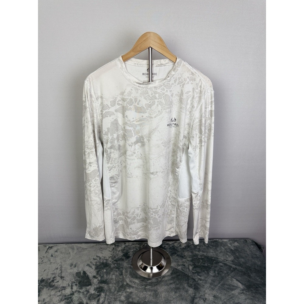 Realtree Camo Long Sleeve Button Up Hunting Shirt Men's Medium